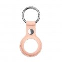 iLike Apple AirTag PU Leather Key Ring Keychain Case Pink iLike Apple AirTag PU Leather Key Ring Keychain Case Pink