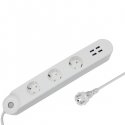 Denver SHP-300U Smart power strip 3 AC outlet(s) Type E 4 White Denver SHP-300U Smart power strip 3 AC outlet(s) Type E 4 White