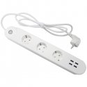 Denver SHP-300U интеллектуальный блок электророзеток 3 розетка(и) Тип E 4 Белый Denver SHP-300U интеллектуальный блок электророзеток 3 розетка(и) Тип E 4 Белый
