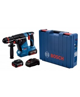 BOSCH FORGING DRILL WITH FORGING OPTIONS 18V 2.4J GBH 187-LI 2x5.0Ah SINGLE CUT