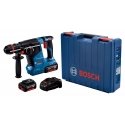 BOSCH FORGING DRILL WITH FORGING OPTIONS 18V 2.4J GBH 187-LI 2x5.0Ah SINGLE CUT BOSCH FORGING DRILL WITH FORGING OPTIONS 18V 2.4J GBH 187-LI 2x5.0Ah SINGLE CUT