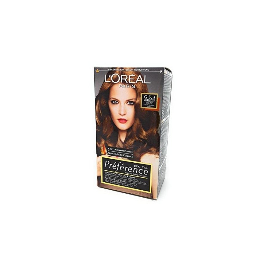 L'Oreal L&39Oreal Paris Recital Preference G5.3 Šviesiai aukso rudos spalvos