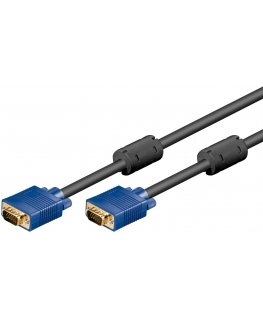 Goobay 93378 VGA кабель 10 m VGA (D-Sub) Черный