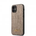 Guess Apple iPhone 12 mini 5.4'' Lizard Cover Gold Guess Apple iPhone 12 mini 5.4'' Lizard Cover Gold