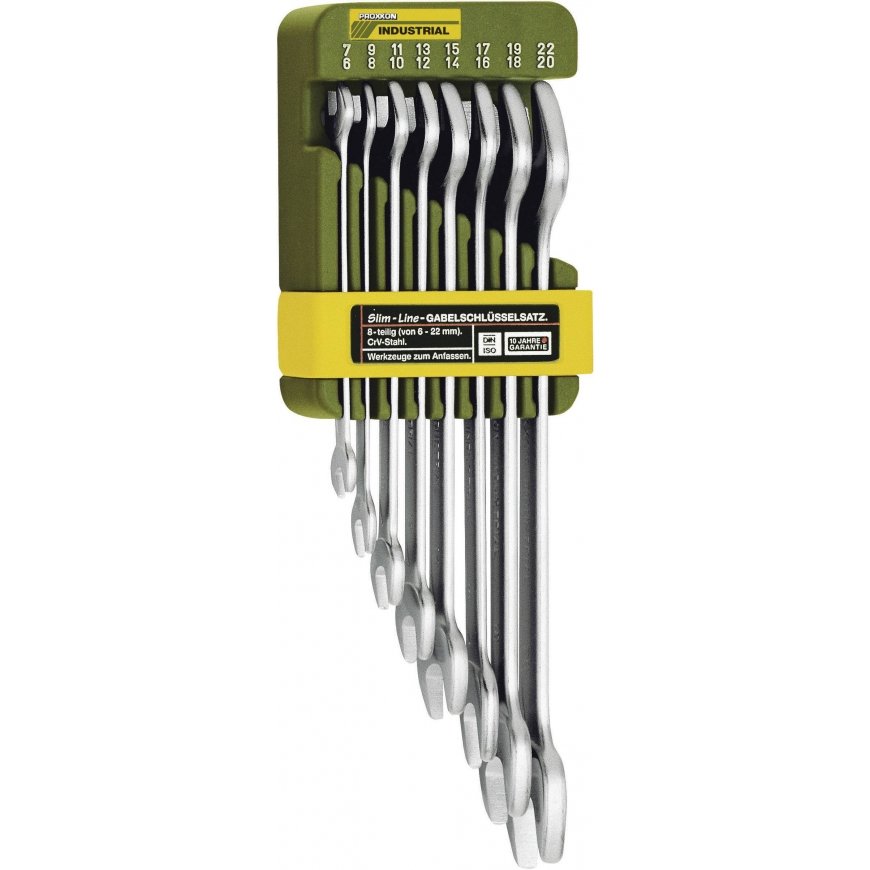 Proxxon Open end wrench set 6-22mm