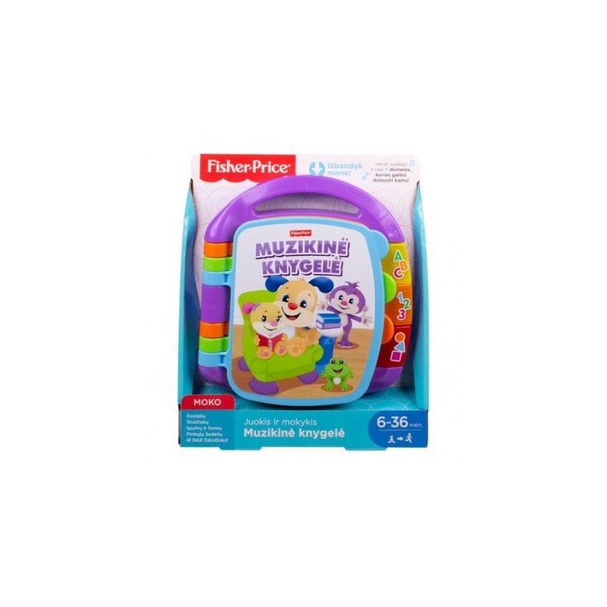 Fisher price Muzikinė knygelė (Lietuviškai įgarsintas) – 4