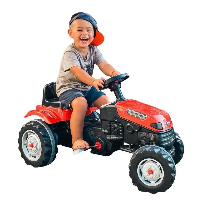 WOOPIE Pedal Tractor Farmer GoTrac Tractor Silent Wheels