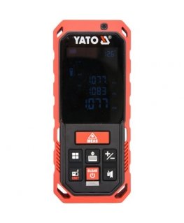 Yato YT-73126 attāluma mērītājs Lāzera attāluma mērītājs Melns, Sarkans 40 m