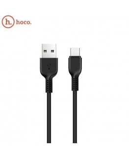 Hoco X20 Ultra Прочный-Мягкий Type-C на USB 2.4A 3m Кабель Данных и Быстрого Заряда Черный