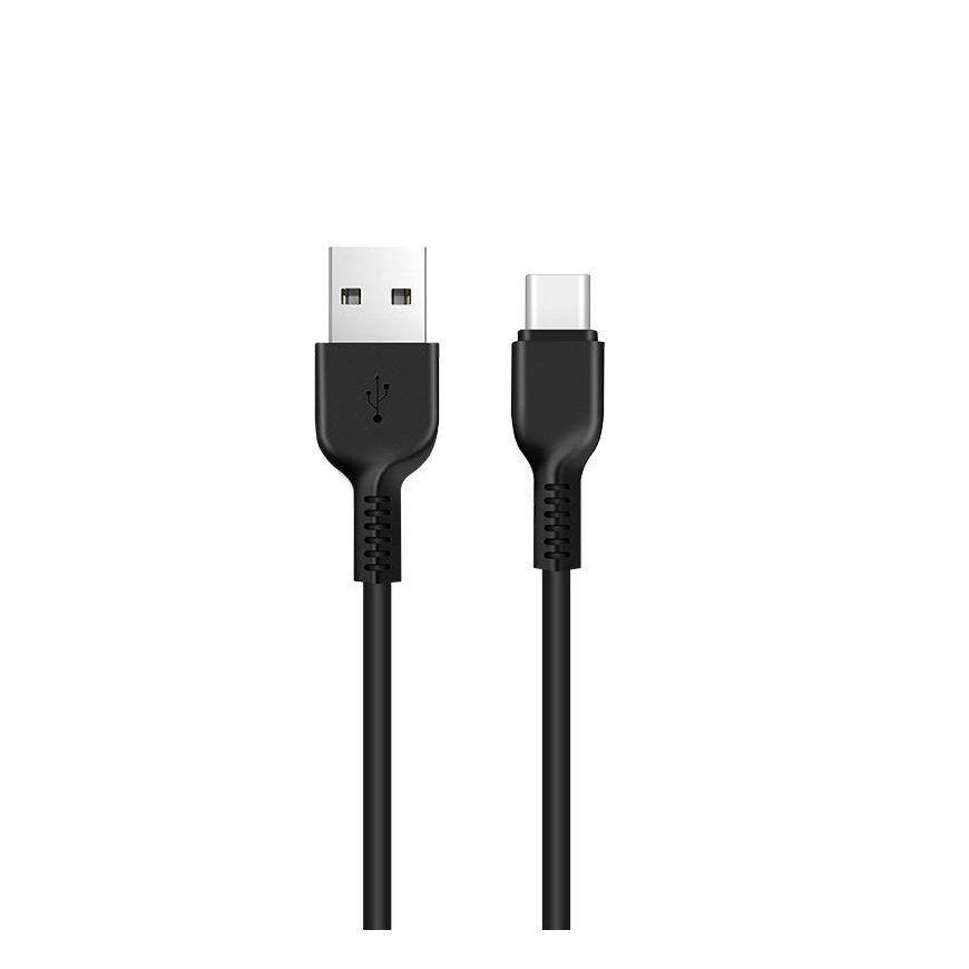 Hoco X20 Ultra Durable Type-C to USB Data & Fast 2.4A Charger Cable 3m Black – 2