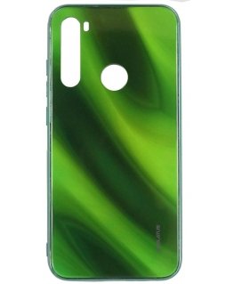 Evelatus Xiaomi Xiaomi Redmi Note 8 / Redmi Note 8 2021 Water Ripple Full Color Electroplating Tempered Glass Case Green
