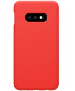 Evelatus Samsung Galaxy S10e Nano Silicone Case Soft Touch TPU Red