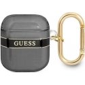 Guess Strap Collection Protective Case for AirPods, Black Guess Strap Collection Protective Case for AirPods, Black
