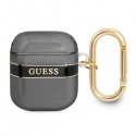 Guess Strap Collection Protective Case for AirPods, Black Guess Strap Collection Protective Case for AirPods, Black
