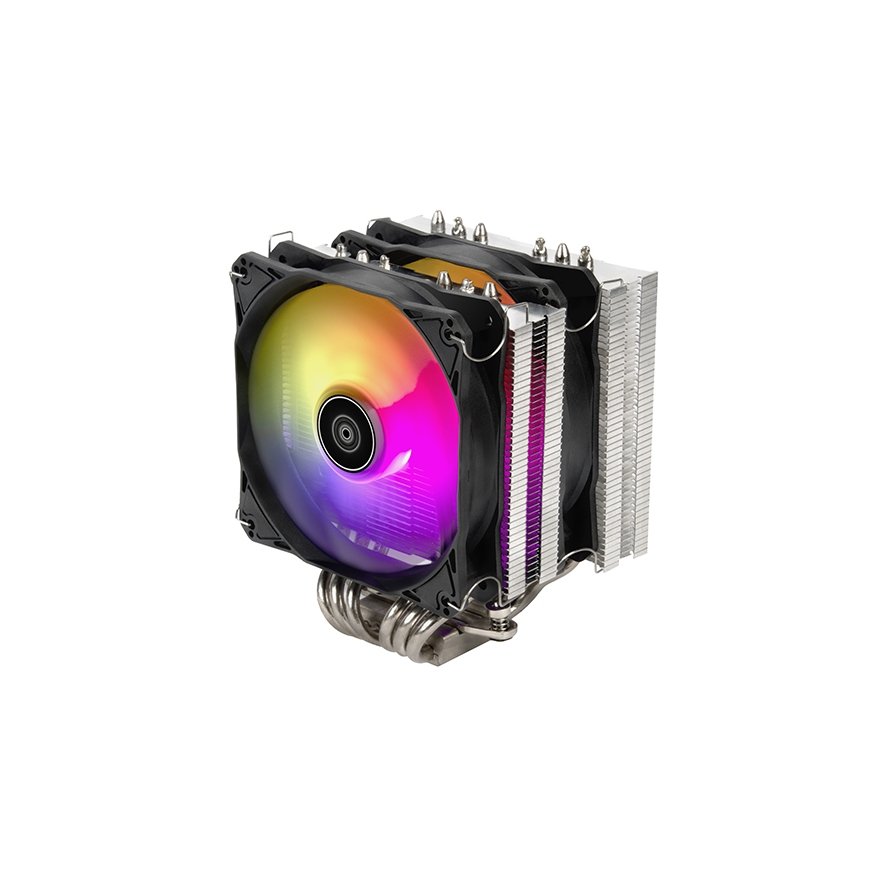 Silverstone Hydrogon D120 Protsessor Õhujahuti 12 cm Must 1 tk – 2