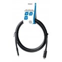 Deltaco USBC-1503-LSZH USB cable 2 m USB 3.2 Gen 2 (3.1 Gen 2) Black