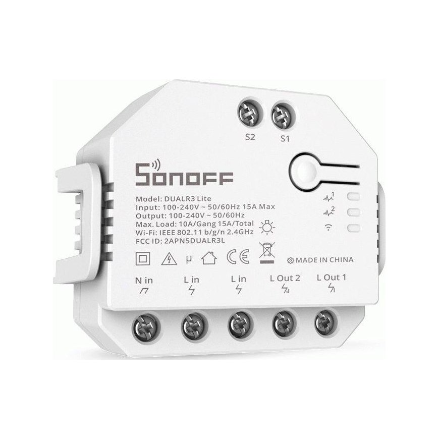 SONOFF DUALR3 Lite 2-channel Wifi relay