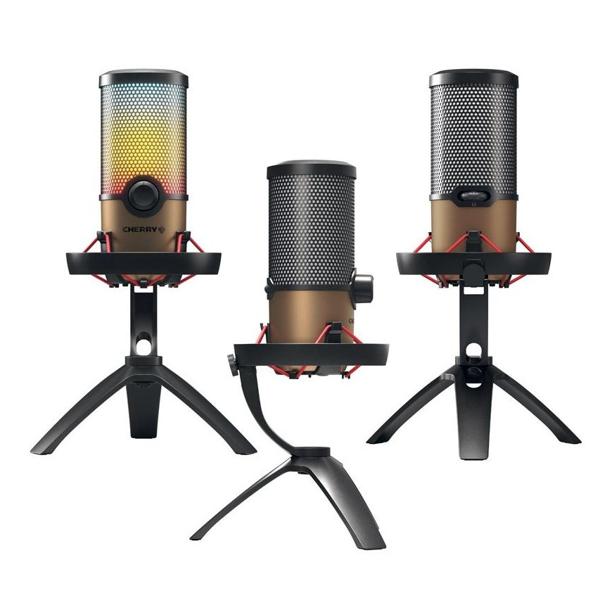 Planšetė Razer CHERRY Streaming UM 9.0 PRO RGB Mikrofonas juodas/copper USB-Mikrofonas skirta Streaming ir Gaming su eindruck – 5