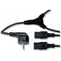 Logo power cord 230V, CEE7 (fork) - C13, 5m (2547) Logo power cord 230V, CEE7 (fork) - C13, 5m (2547)