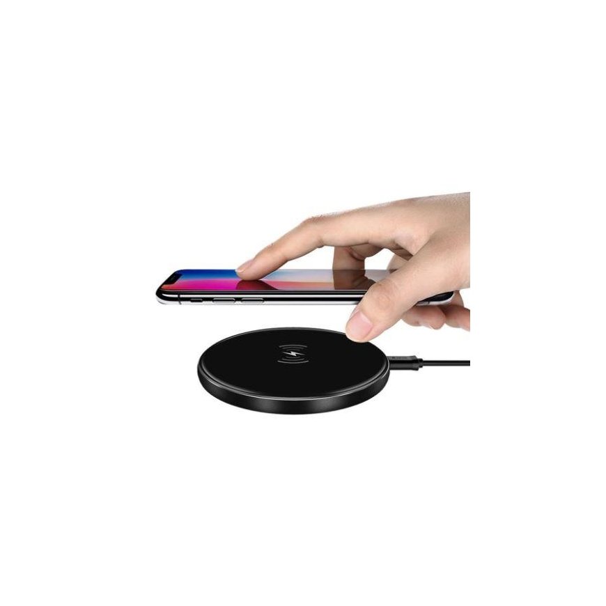 Devia Aurora Series Ultra-slim Wireless Quick Charger (V2) (10W) black – 2