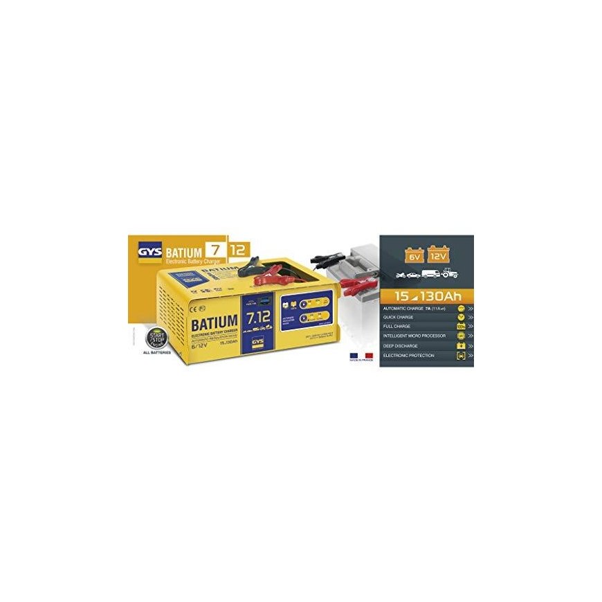 Electronic battery charger GYS Batium 7/12 – 5