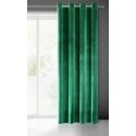 Soft and shiny velvet night curtain Eurofirany SAMANTA 140X250 cm, loops/rings, color: green Soft and shiny velvet night curtain Eurofirany SAMANTA 140X250 cm, loops/rings, color: green