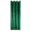 Soft and shiny velvet night curtain Eurofirany SAMANTA 140X250 cm, loops/rings, color: green Soft and shiny velvet night curtain Eurofirany SAMANTA 140X250 cm, loops/rings, color: green