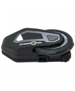 FREEDCONN T-MAX S V4 PRO SINGLE mootorratta sisetelefon Must