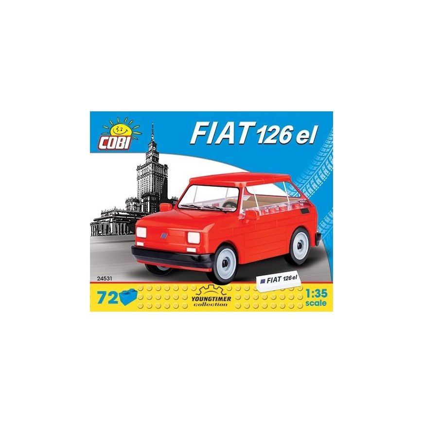 Cobi kaladėlės „Youngtimer Collection Fiat 126p el – 4