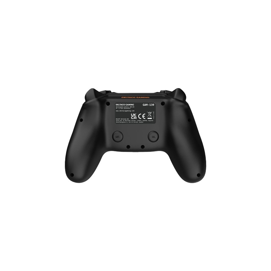Deltaco GAM-139 Gaming Controller Black USB Gamepad Analogue Android, PC, Playstation, Xbox, iOS – 3