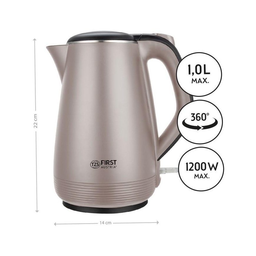 First Austria Metal kettle 1.0L FIRST 5407-4-CR – 4