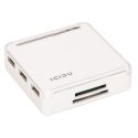 ICIDU USB 2.0 HUB & Reader karšu lasītājs ICIDU USB 2.0 HUB & Reader karšu lasītājs
