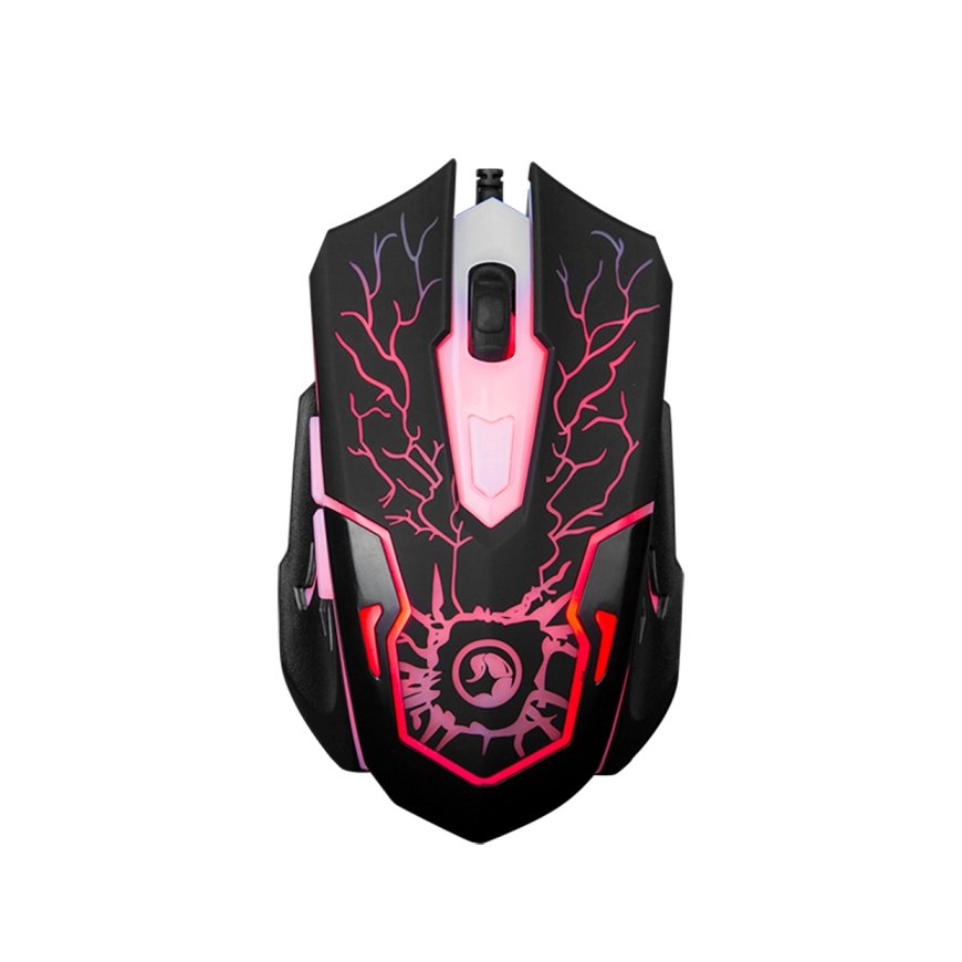 Marvo KM400+G1 klaviatuur Hiir kaasa arvatud USB Must – 3