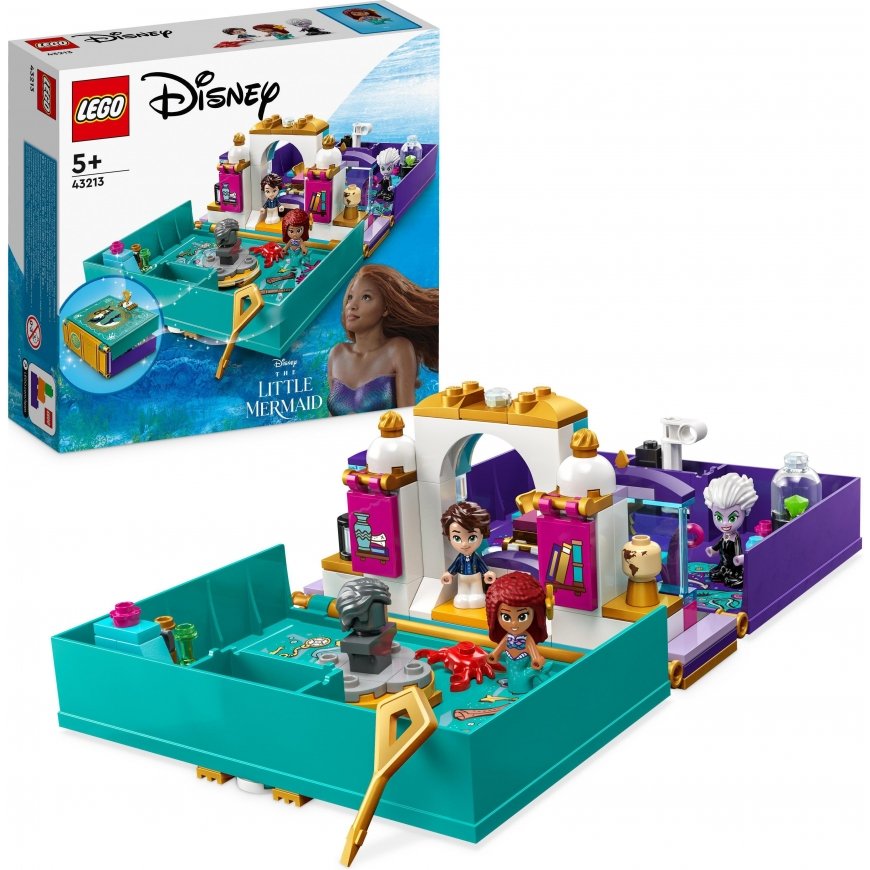 LEGO Disney Princess 43213 - Pienen merenneidon satukirja – 2