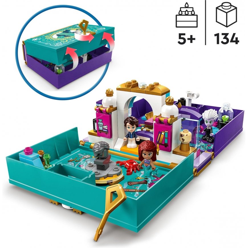 LEGO Disney Princess 43213 - Pienen merenneidon satukirja – 4