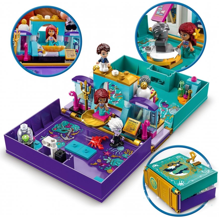 LEGO Disney Princess 43213 - Pienen merenneidon satukirja – 5