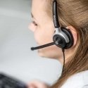 GEQUDIO WA9007 headphones/headset Wired Head-band Office/Call center Black