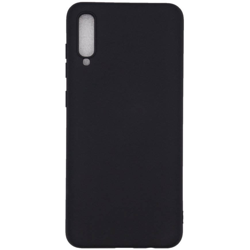 Evelatus Samsung Galaxy A70 Nano Silicone Case Soft Touch TPU Black