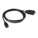 Akasa AK-CBHD26-20BK vaizdo kabelio adapteris 2 m HDMI A tipo (standartinis) VGA (D-Sub) Juoda Akasa AK-CBHD26-20BK vaizdo kabelio adapteris 2 m HDMI A tipo (standartinis) VGA (D-Sub) Juoda