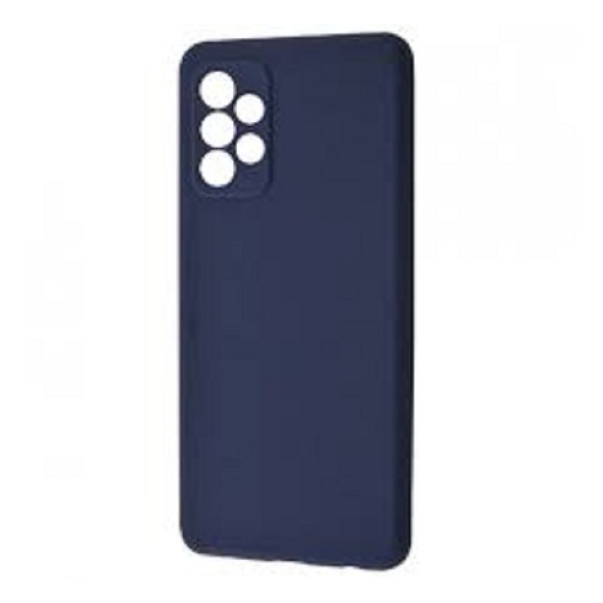 Evelatus Samsung Galaxy A32 Nano Silicone Case Soft Touch TPU Midnight Blue