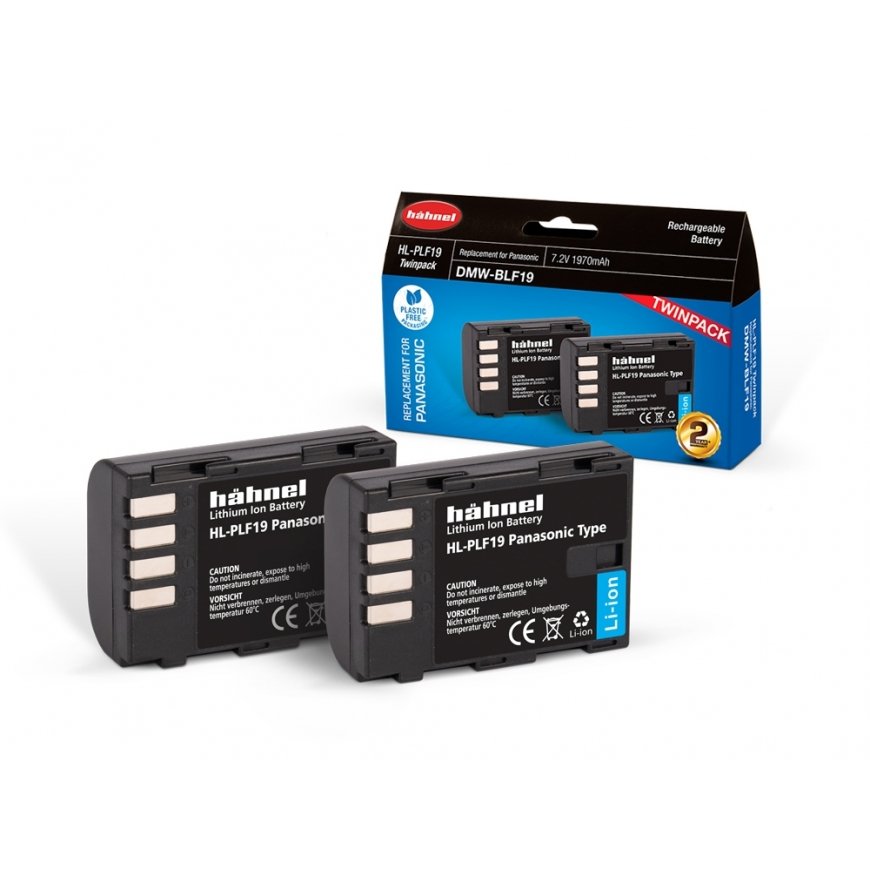 Hahnel HL-PLF19 Twin Pack Liitiumioon (Li-Ion) 1970 mAh – 2