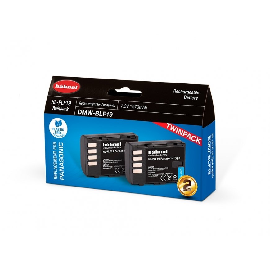 Hahnel HL-PLF19 Twin Pack Liitiumioon (Li-Ion) 1970 mAh – 3