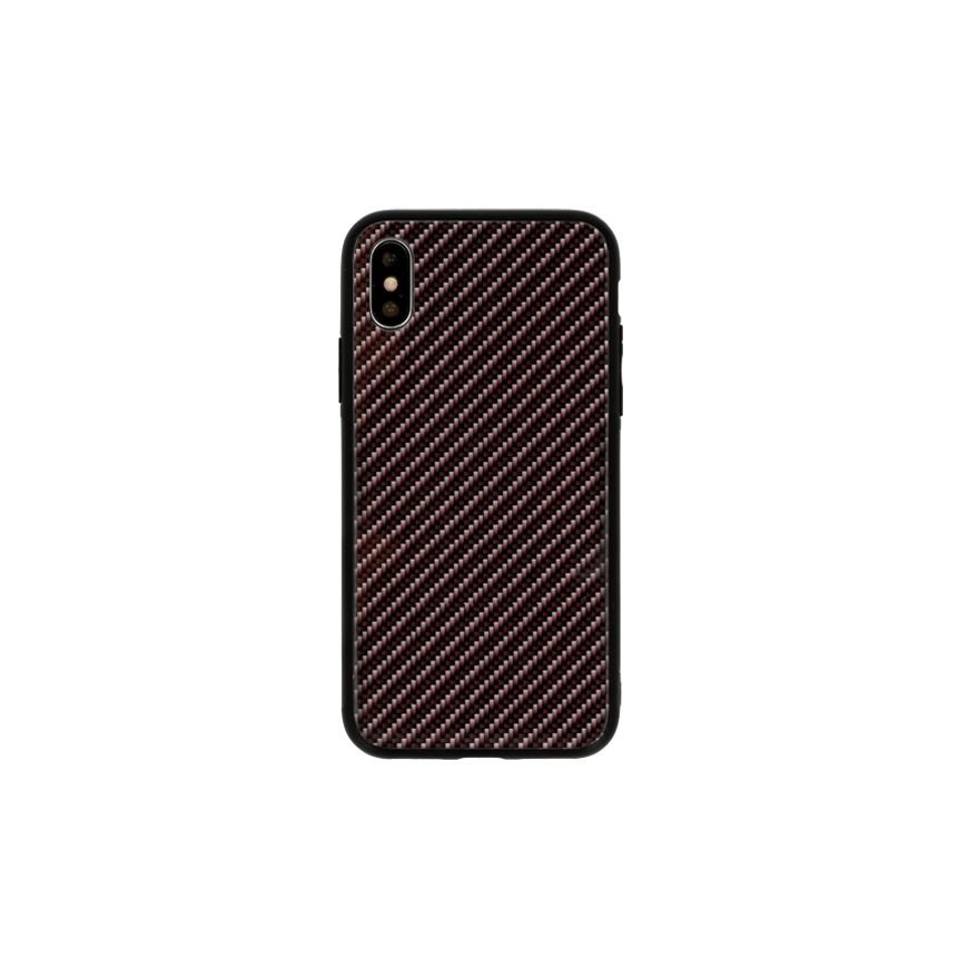 GreenGo Apple iPhone XS MAX Carbon Glass Case Black
