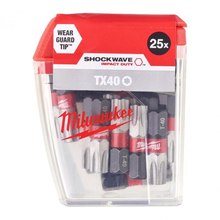 Milwaukee 4932430889 skrūvgrieža uzgalis 25 pcs