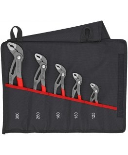 KNIPEX Cobra® Pliers set 5 pcs., 125/150/180/250/300mm (00 19 55 S5)