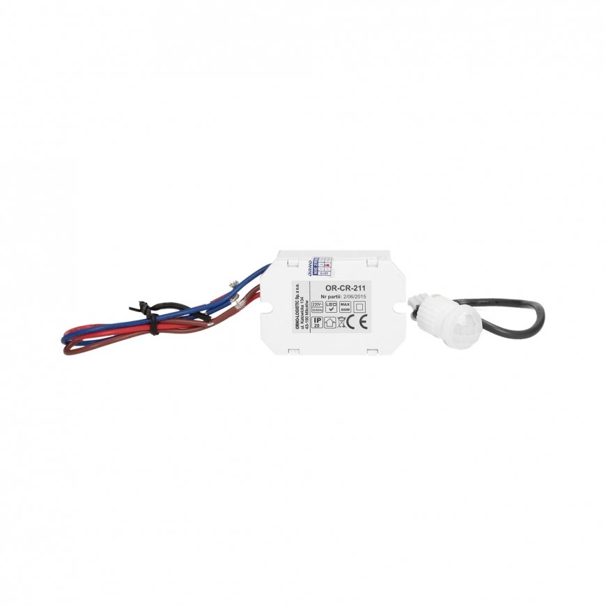 Orno motion sensor 800W 360 ° with external sensor white (OR-CR-211)