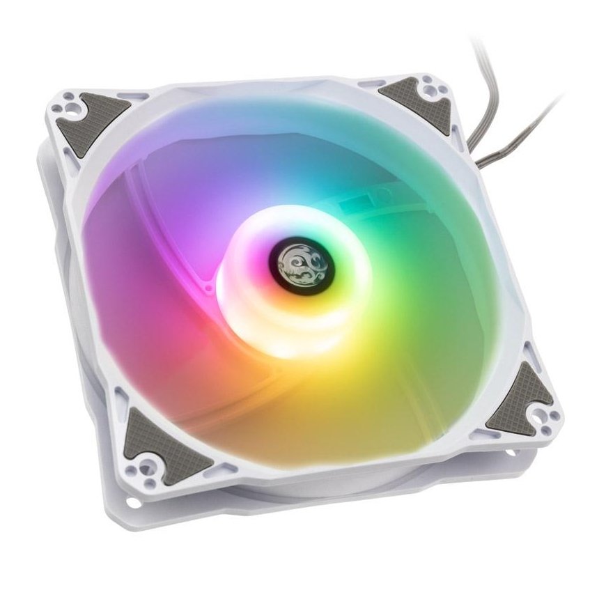 Wentylator BitsPower Notos 120 Digital RGB 3 Pack + Hub (BPTA-FX1812NTWH-1) – 2