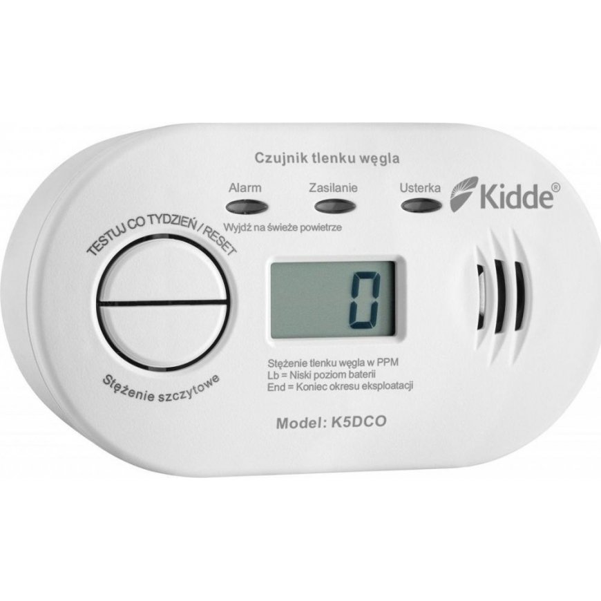 Carbon monoxide detector (carbon monoxide) with display Kidde K5DCO