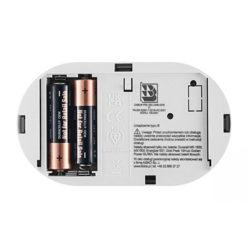 Anglies monoksido detektorius (anglies monoksidas) su ekranu Kidde K5DCO – 3