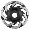 GRAPHITE Diamond grinding disc 115 x 22.2 x 5 mm, segment L GRAPHITE Diamond grinding disc 115 x 22.2 x 5 mm, segment L